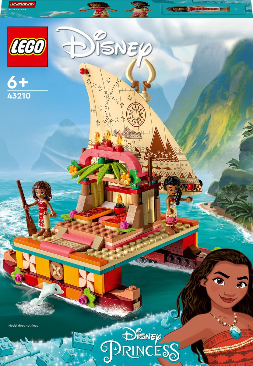 LEGO Disney Princess Vaiana’s ontdekkingsboot - 43210