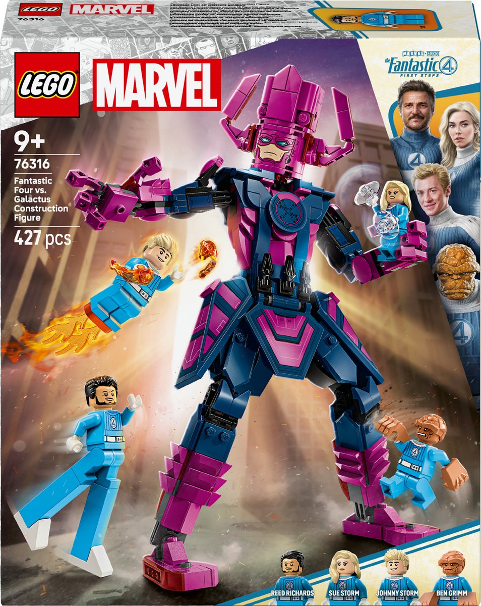   Fantastische Vier vs. Galactus Baufigur - 76316