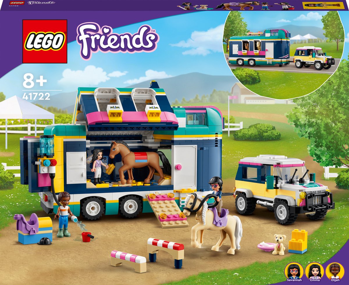 LEGO Friends 41722 Paardenshow aanhangwagen