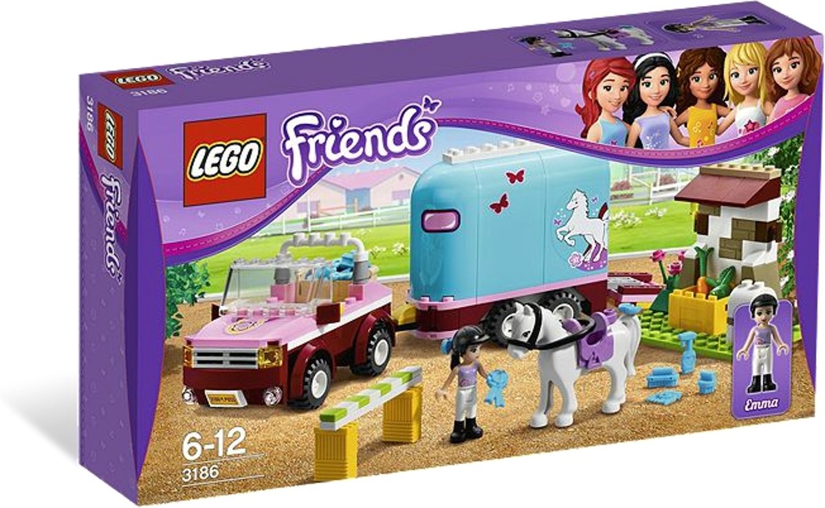 LEGO Friends Emmas Paardentrailer - 3186