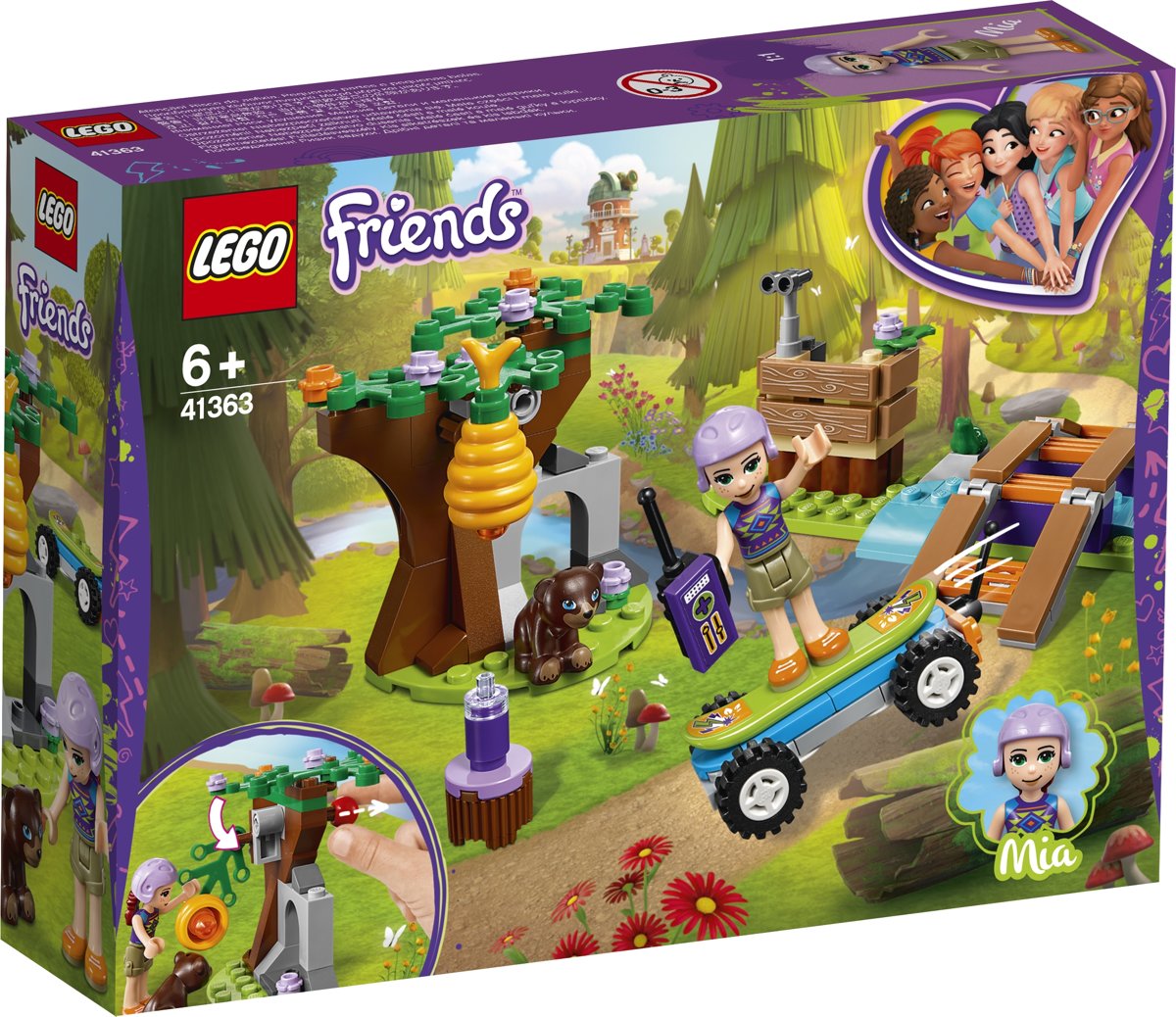 LEGO Friends Mias Avontuur in het Bos - 41363