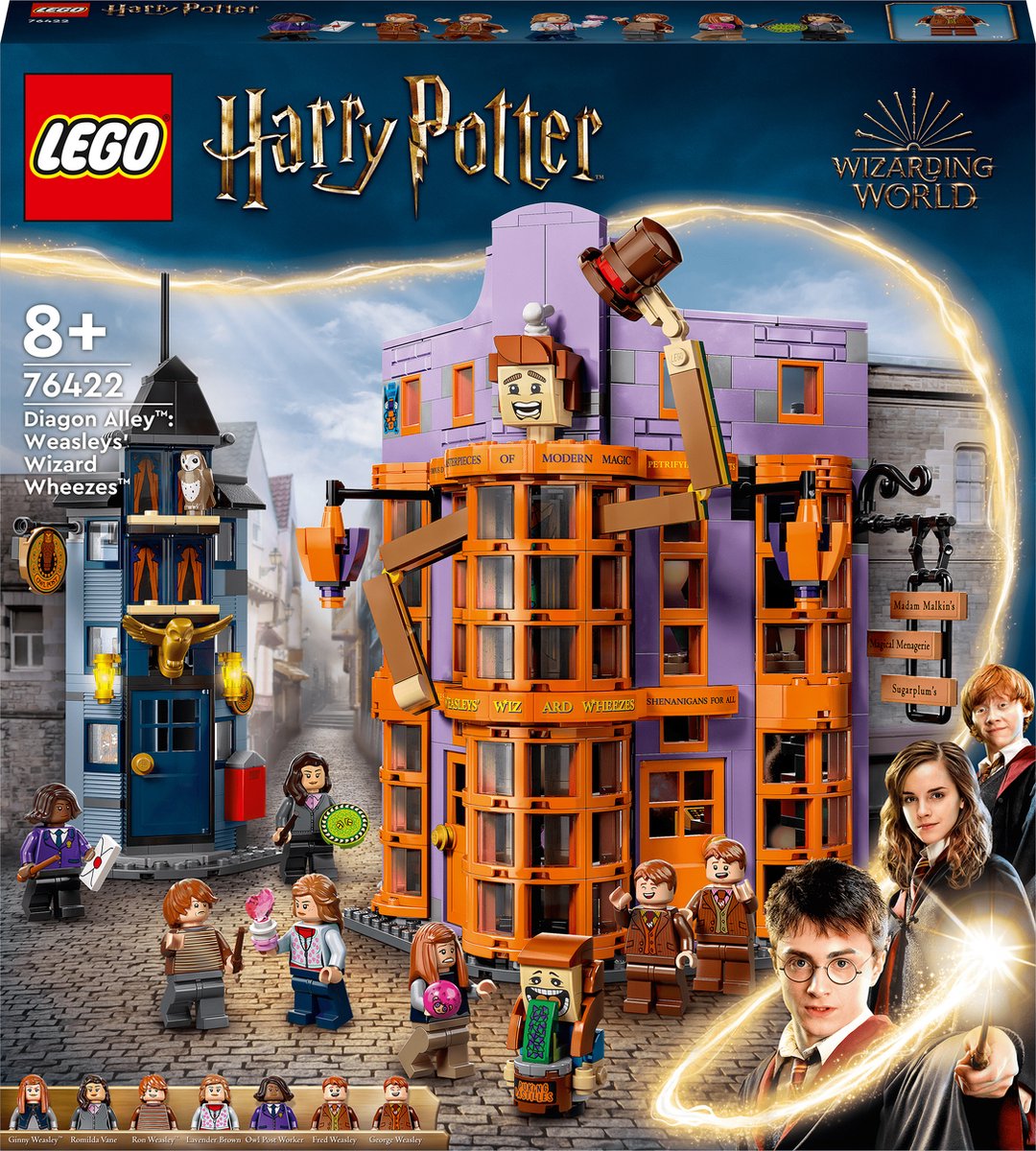 LEGO Harry Potter De Wegisweg: De Tovertweelings Topfopshop 2in1 Set - 76422