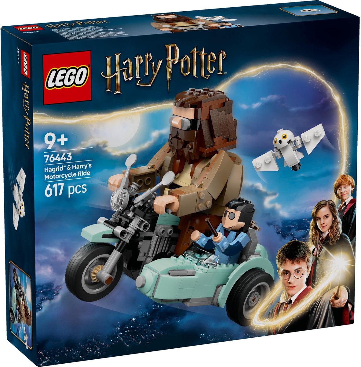 LEGO Harry Potter™ Hagrid™ en Harrys rit op de motor magisch - 76443