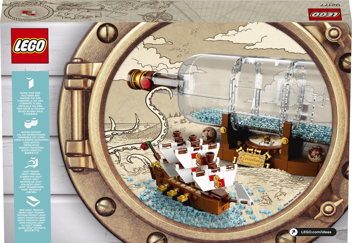 LEGO Ideas Schip in een fles - 92177