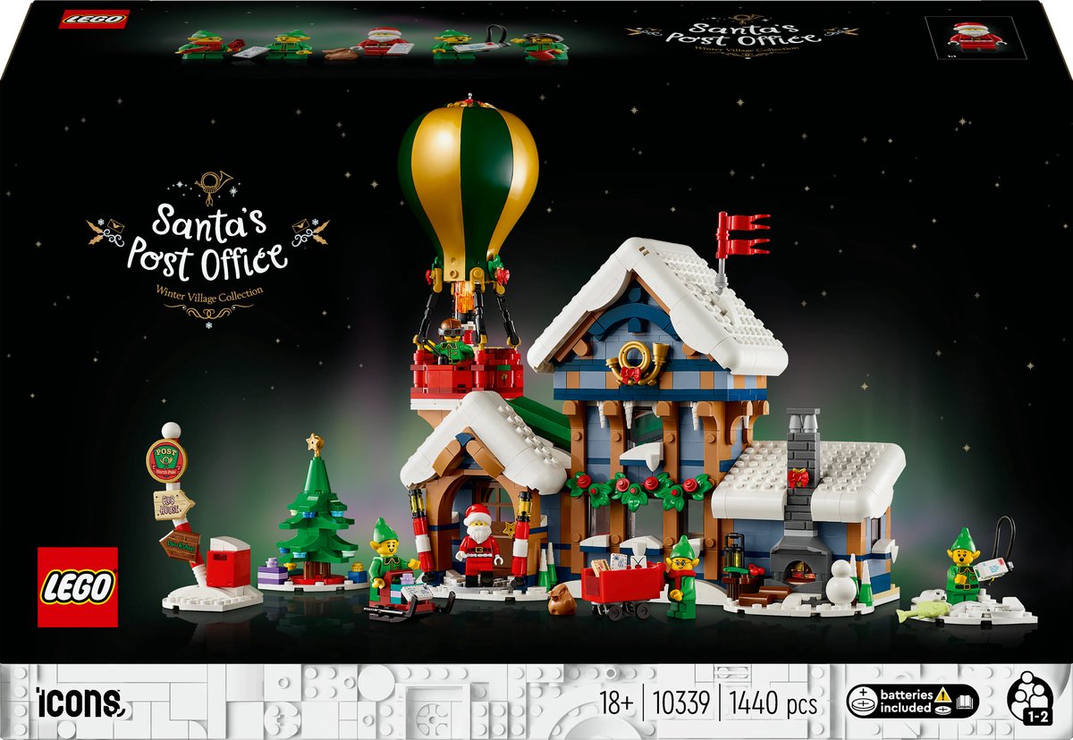 LEGO Kerst Icons 10339 - Postkantoor van de Kerstman