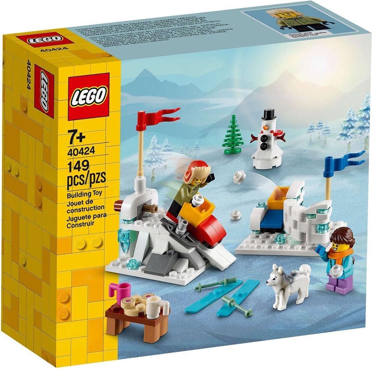 LEGO Kerst Winters Sneeuwballengevecht 40424