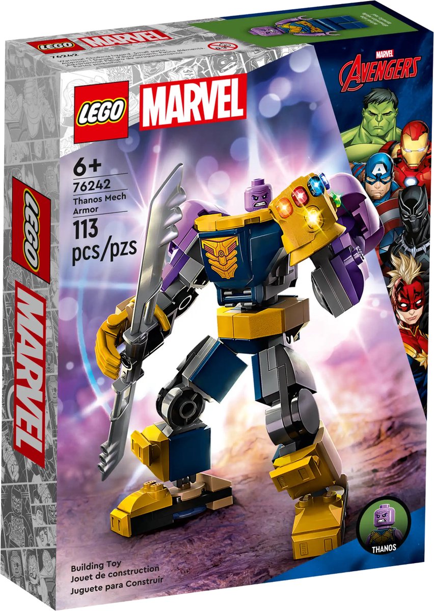 LEGO Marvel Avengers Marvel Thanos mechapantser - 76242