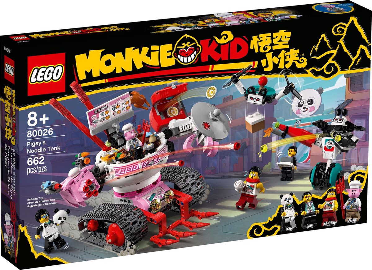 LEGO Monkie Kid™ Pigsys Noedeltank - 80026