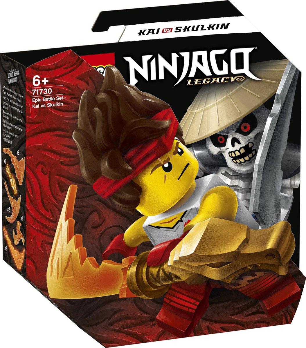 LEGO NINJAGO Epische Strijd set - Kai tegen Skulkin - 71730