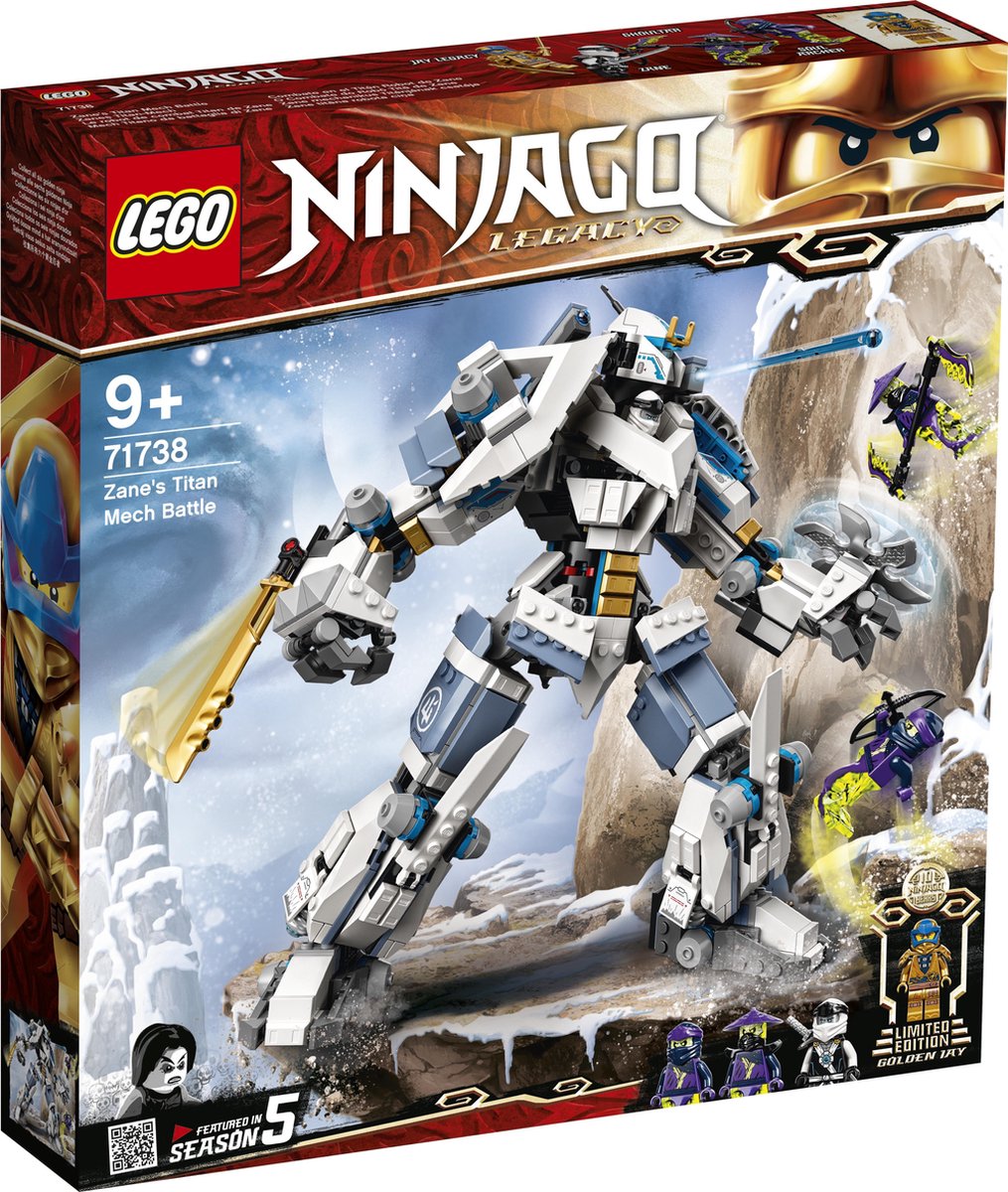 LEGO NINJAGO Zane’s Titanium Mecha Duel - 71738
