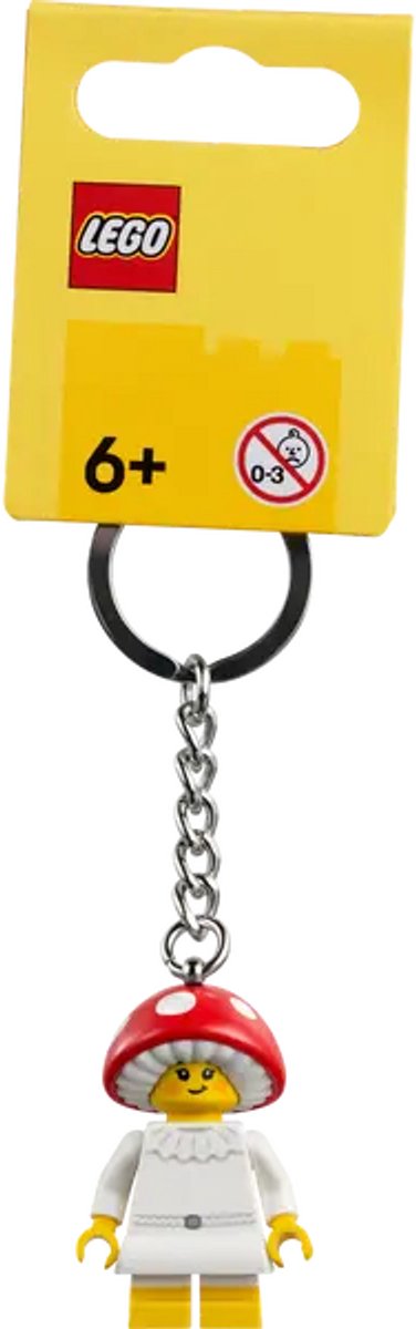 LEGO Sleutelhanger - Meisje in Paddenstoelenpak