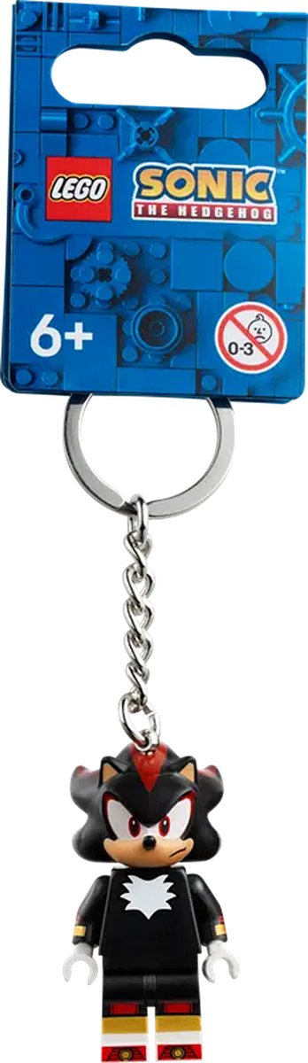 LEGO Sonic Sleutelhanger - Shadow the Hedgehog