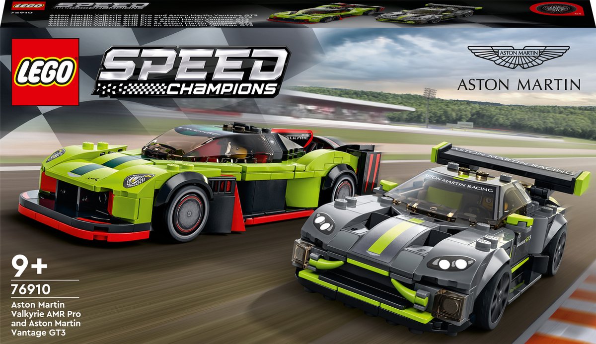 LEGO Speed Champions Aston Martin Valkyrie AMR Pro en Aston Martin Vantage GT3- 76910