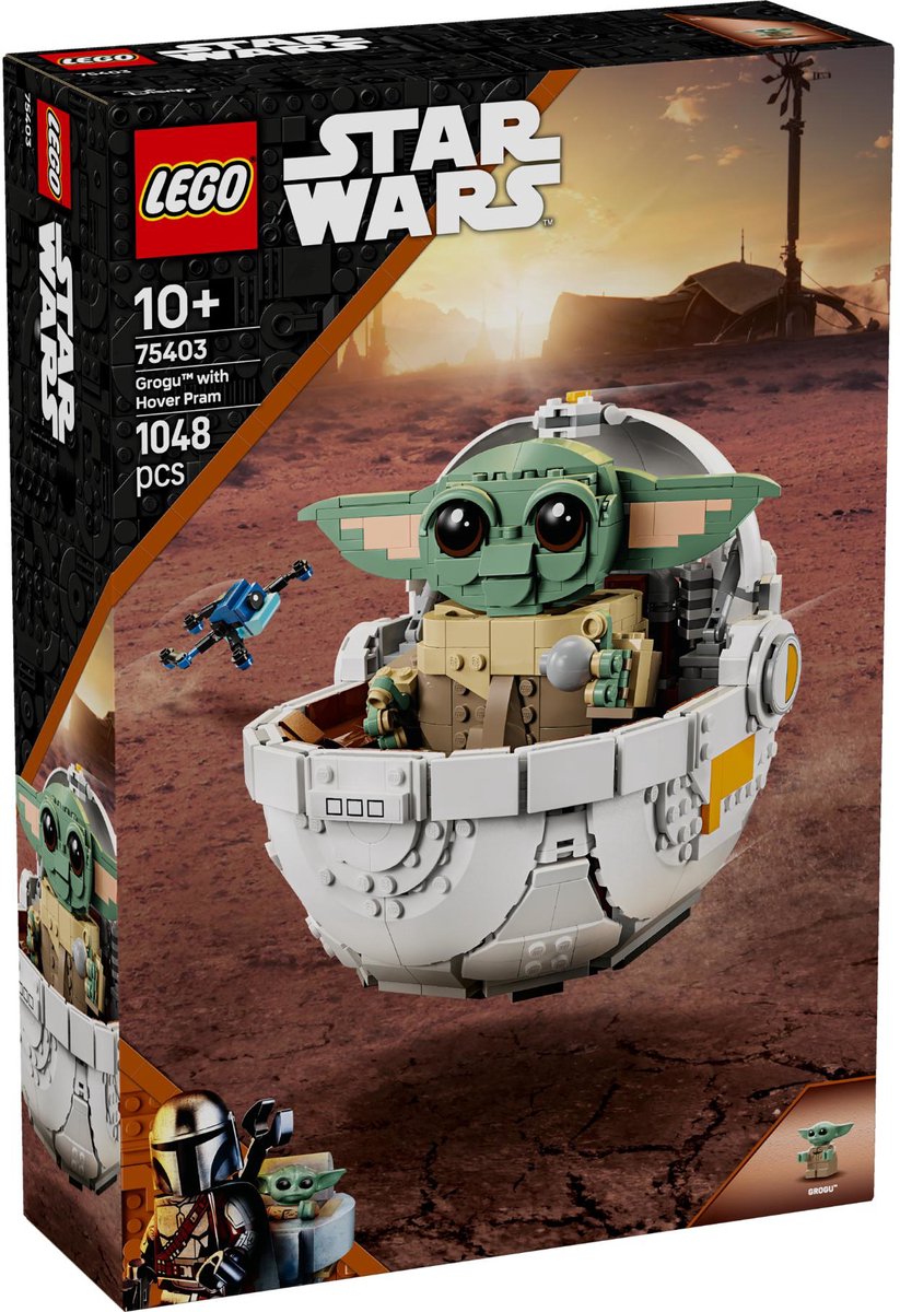 LEGO Star Wars: The Mandalorian™ Grogu™ met zweefkinderwagen 75403