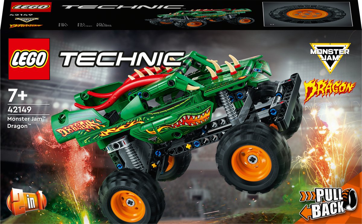 LEGO Technic Monster Jam Dragon - 42149