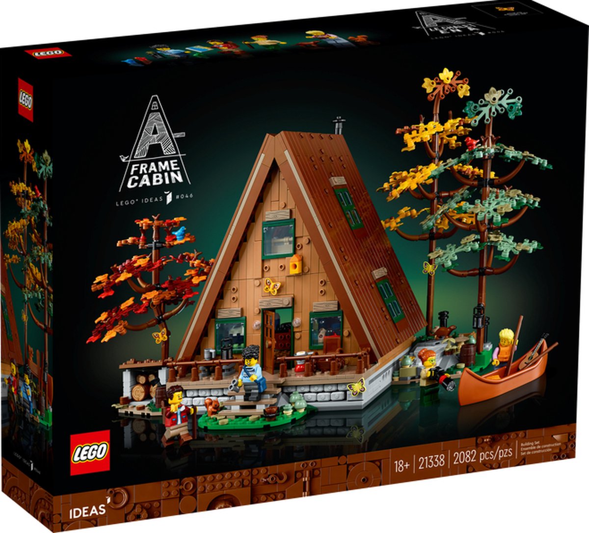 Lego - A-frame boshut (21338) - LEGO 21338 A-Frame Cabin
