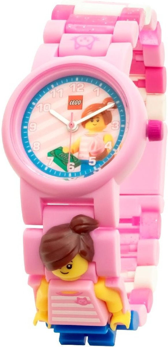Lego Classic: Horloge Met Figuurtje Roze 24-delig