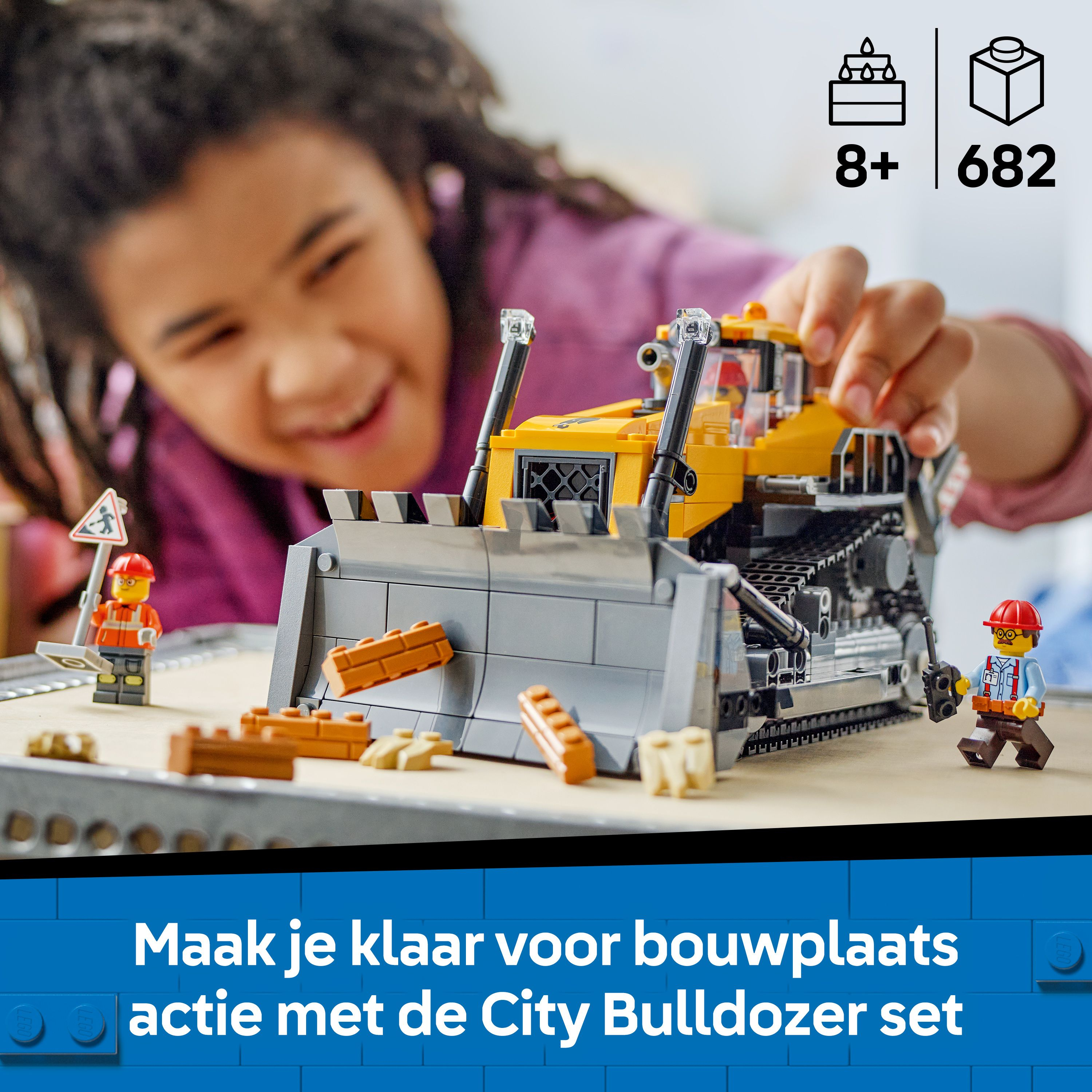 LEGO® City 60466 gele bulldozer