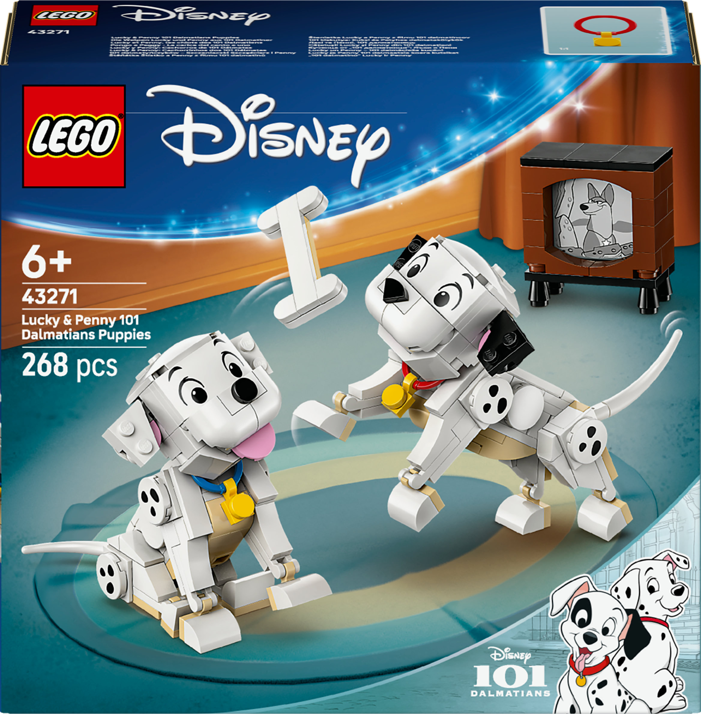 LEGO® Disney Classic 43271 Lucky en Penny uit 101 Dalmatiërs