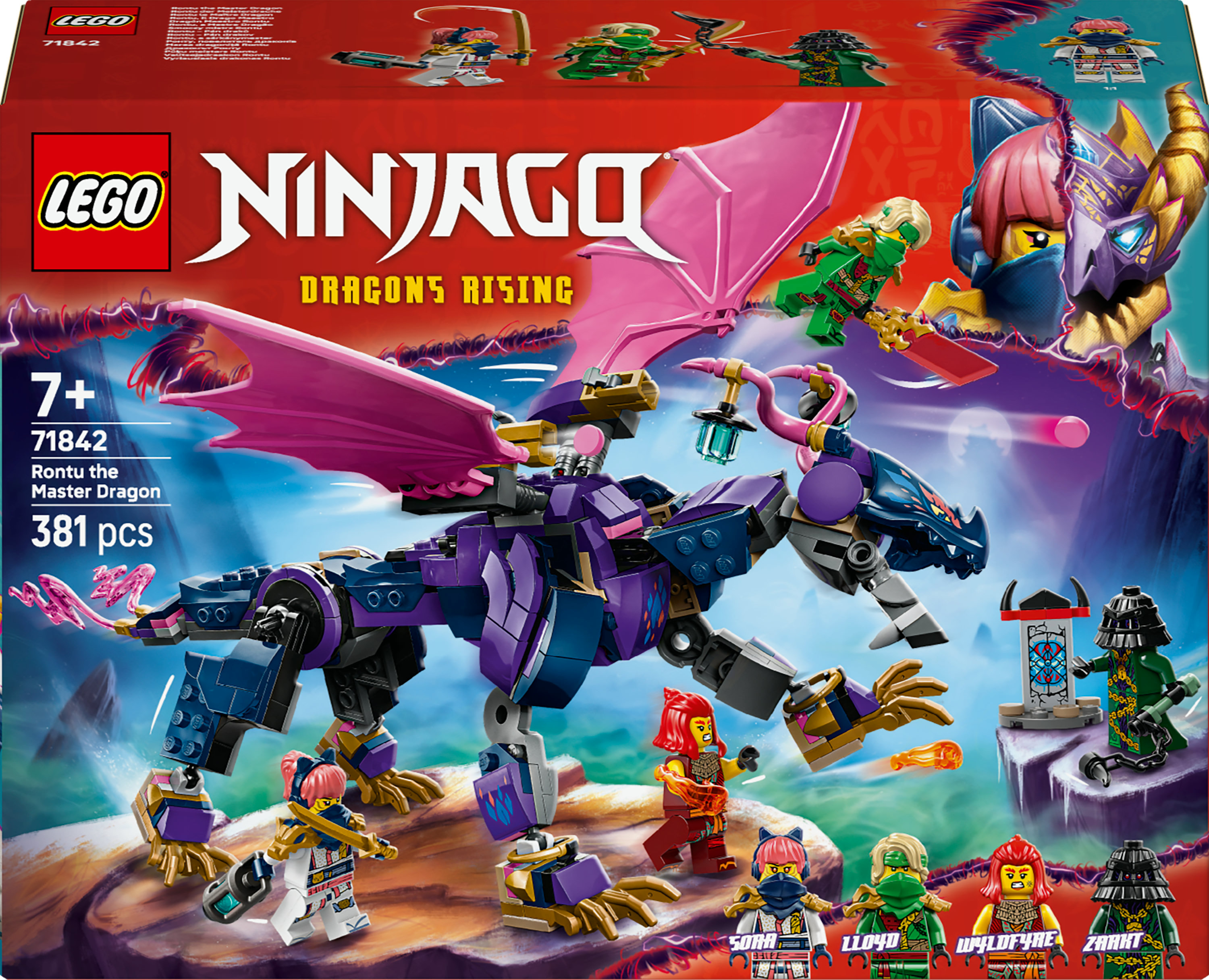   Ninjago 71842 Rontu de meesterdraak
