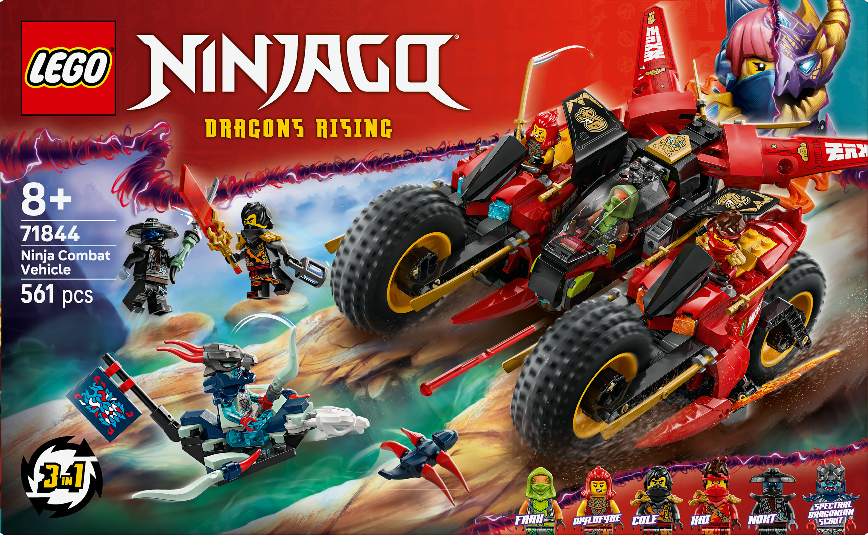   Ninjago 71844 Ninja-actieauto