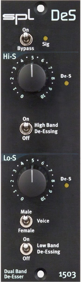 SPL Electronics DeS Dual-Band De- Esser, 500-er - Dynamics