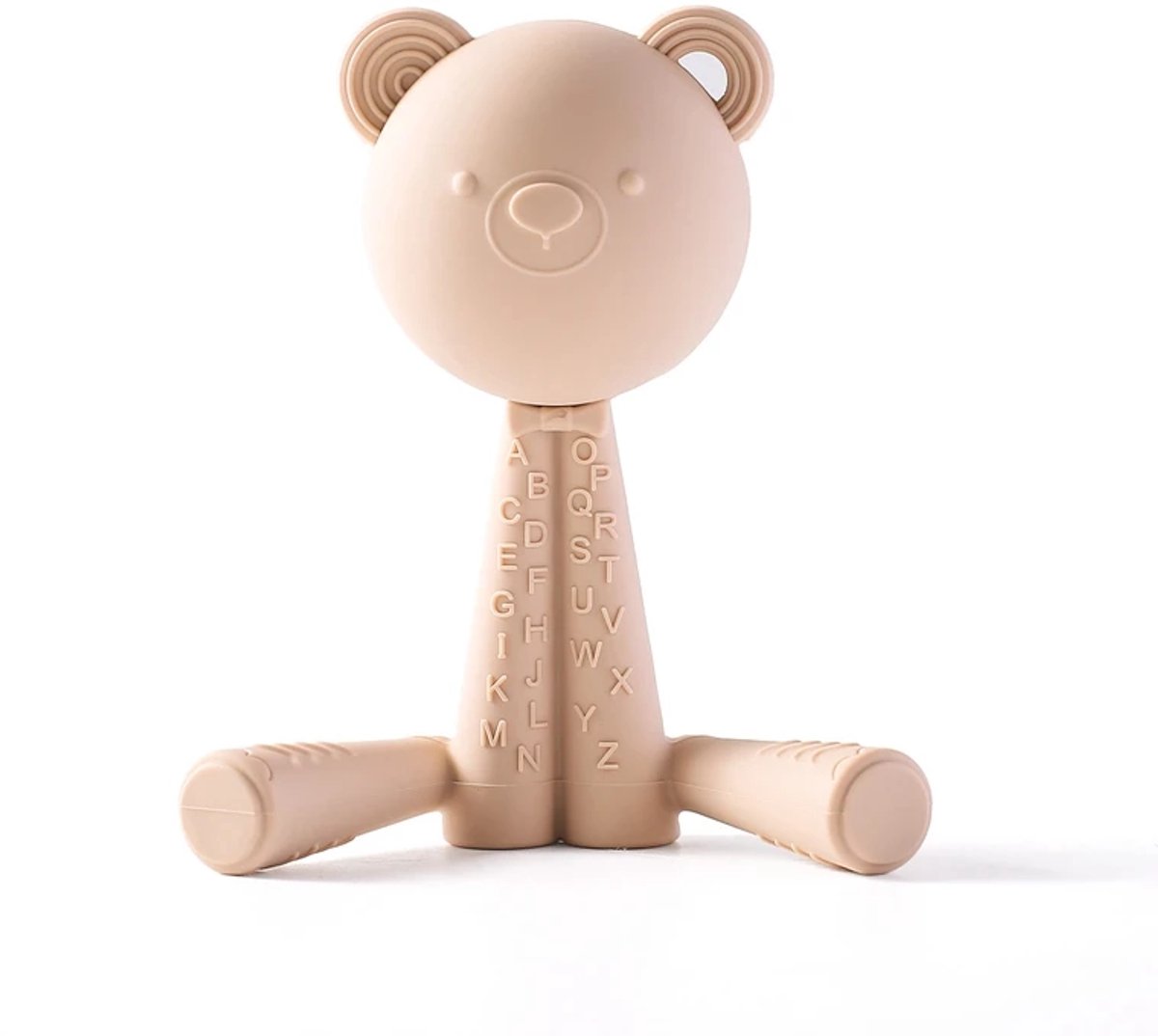 Bijtring – Zachte Beer voor Tandontwikkeling - 0 tot 12 maanden - Beige