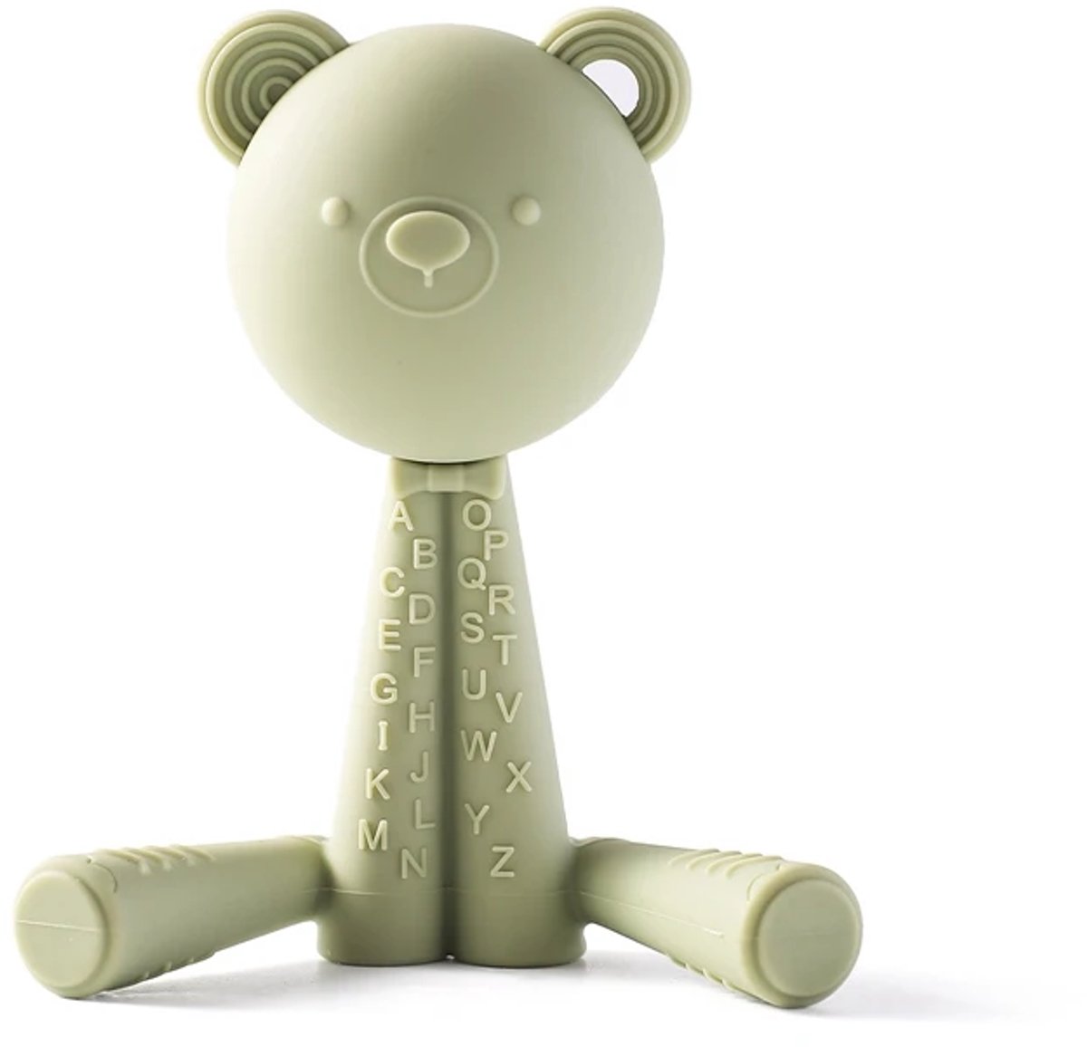 Bijtring – Zachte Beer voor Tandontwikkeling - 0 tot 12 maanden - Groen