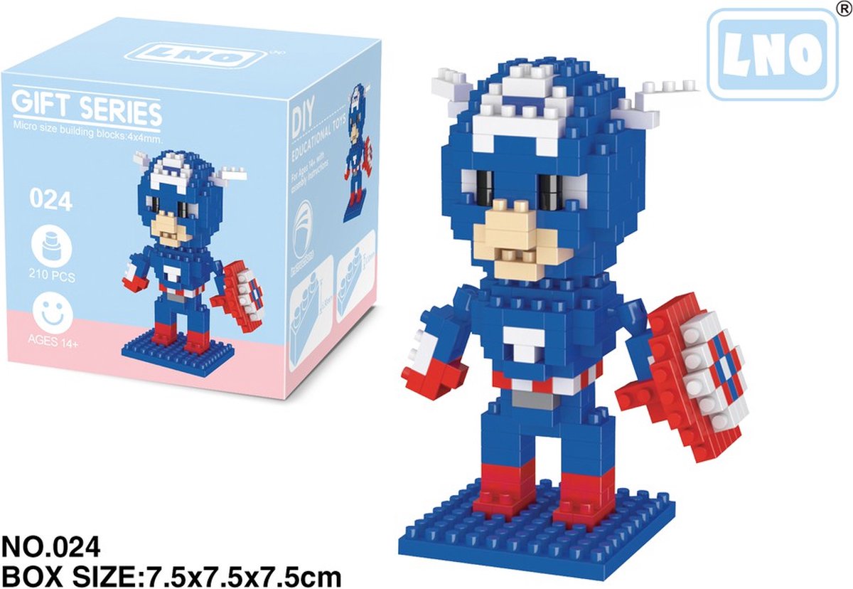 Miniblocks - bouwset / 3D puzzel - educational toys - bouwdoos mini blokjes - 024