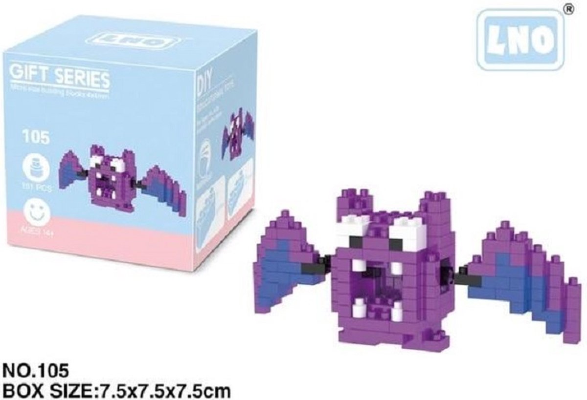 Miniblocks - bouwset / 3D puzzel - educational toys - bouwdoos mini blokjes - 105
