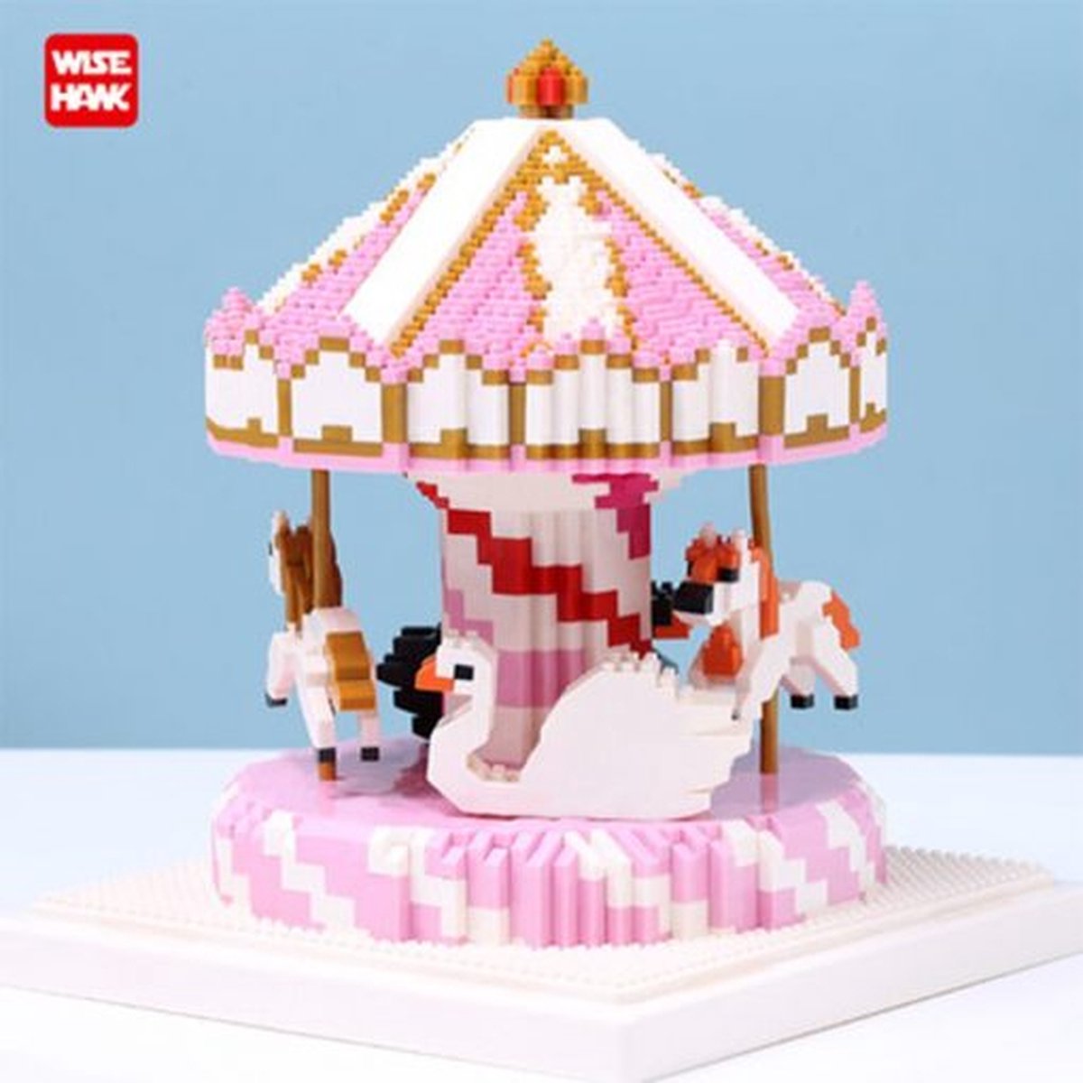 Nanoblock, Brickkies®, Carrousel, 2500 Bouwblokjes