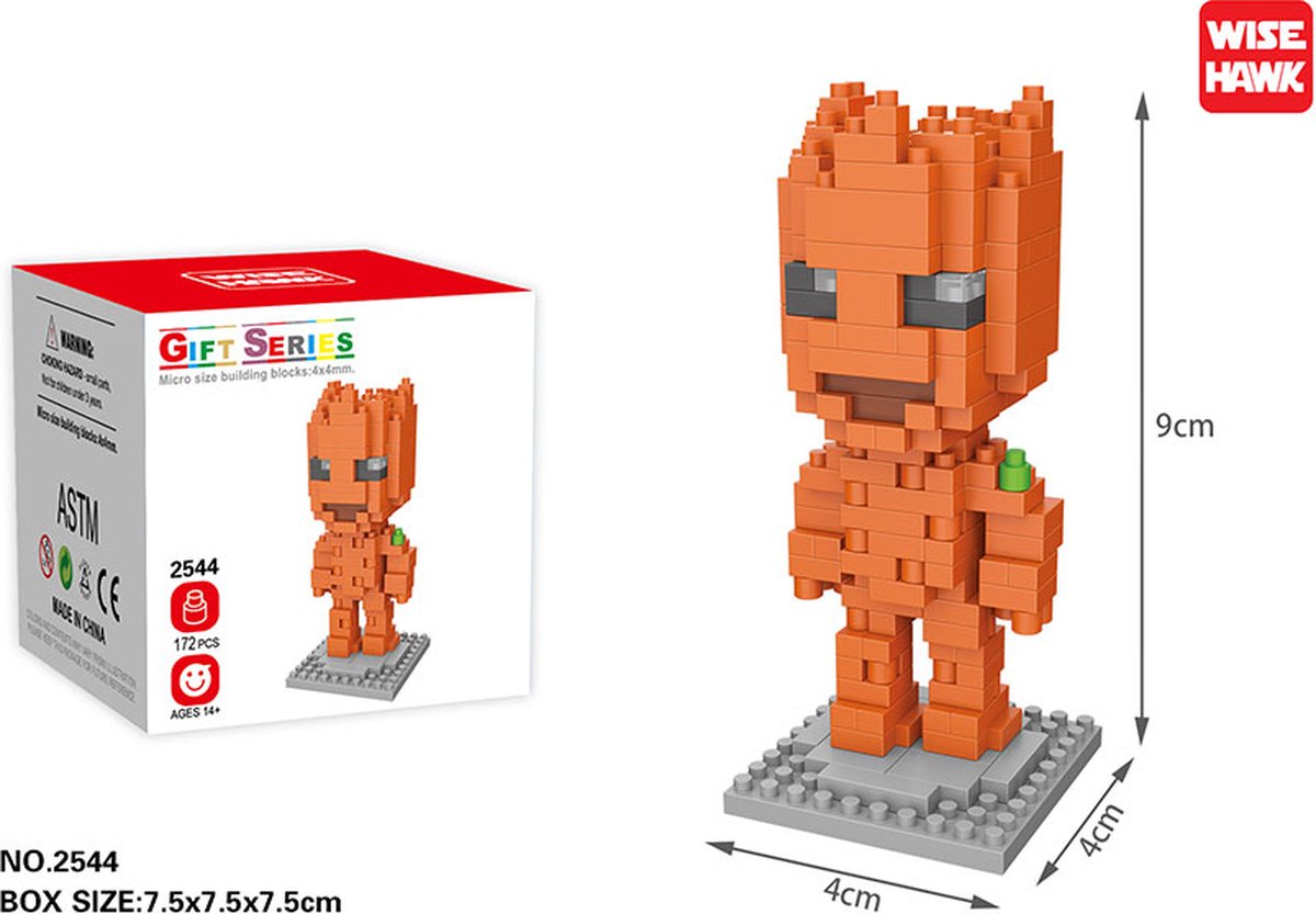 Yugaplex ® - Mini Nano Kids Creatieve bouwstenen – Feestcadeaus - Educatief speelgoed