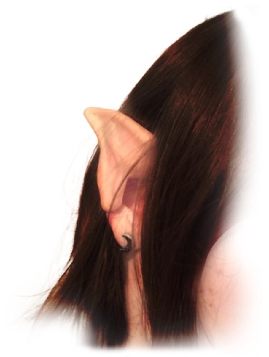 Elven oren - Puntoren - Elfen verkleed oren - Verkleed oren - Cosplay oren - Nep oren - LOUZIR