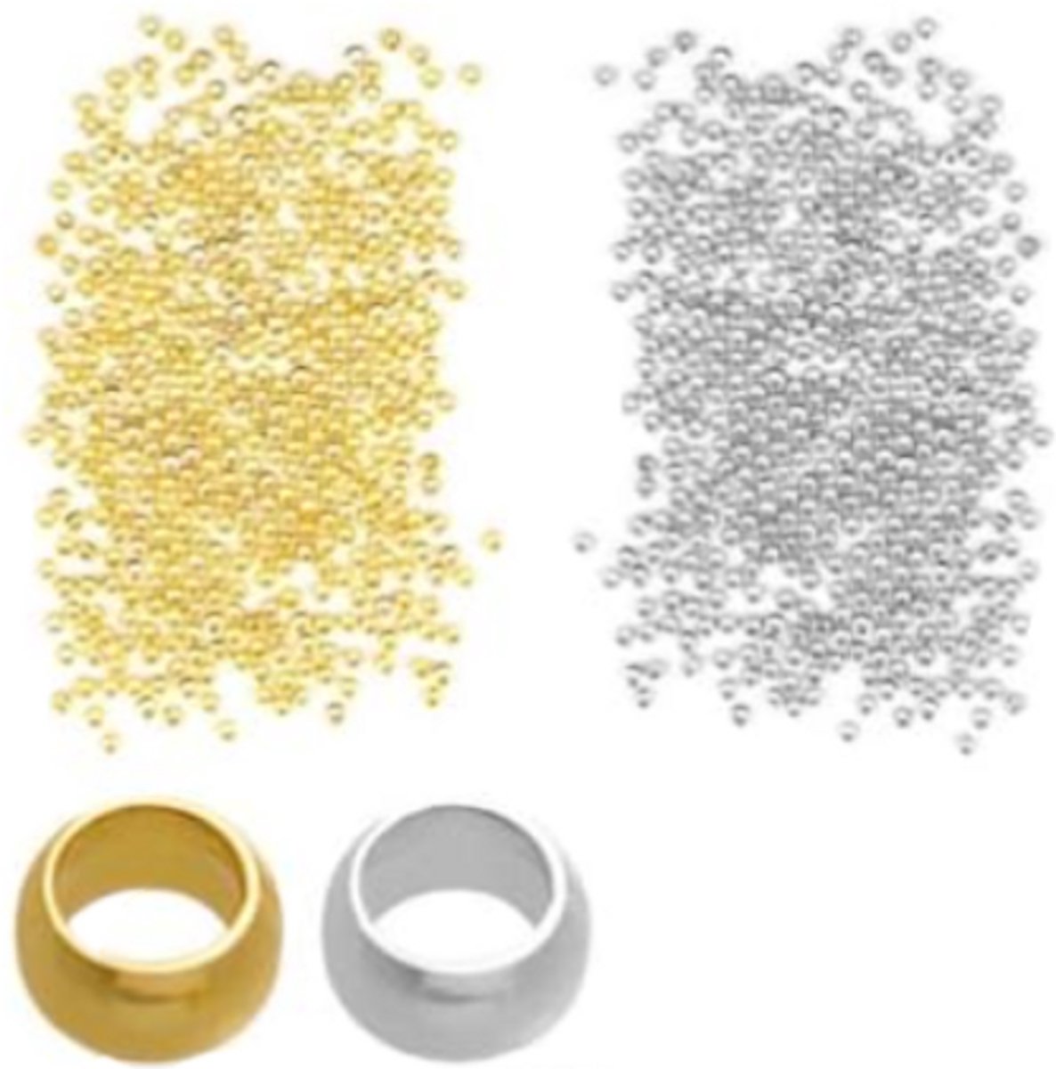 Set van 800 delig Knijpkralen - sieraden maken met kralen - LOUZIR