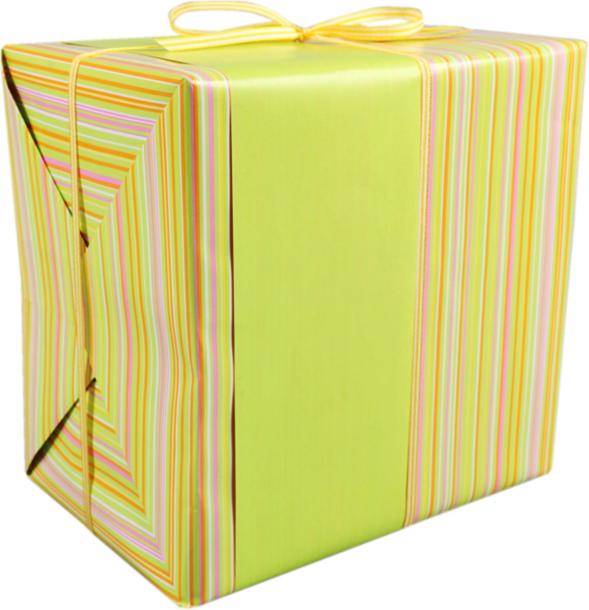 LOVLY  Cadeaupapier, 50cm, 200m, 80gr/m , geel