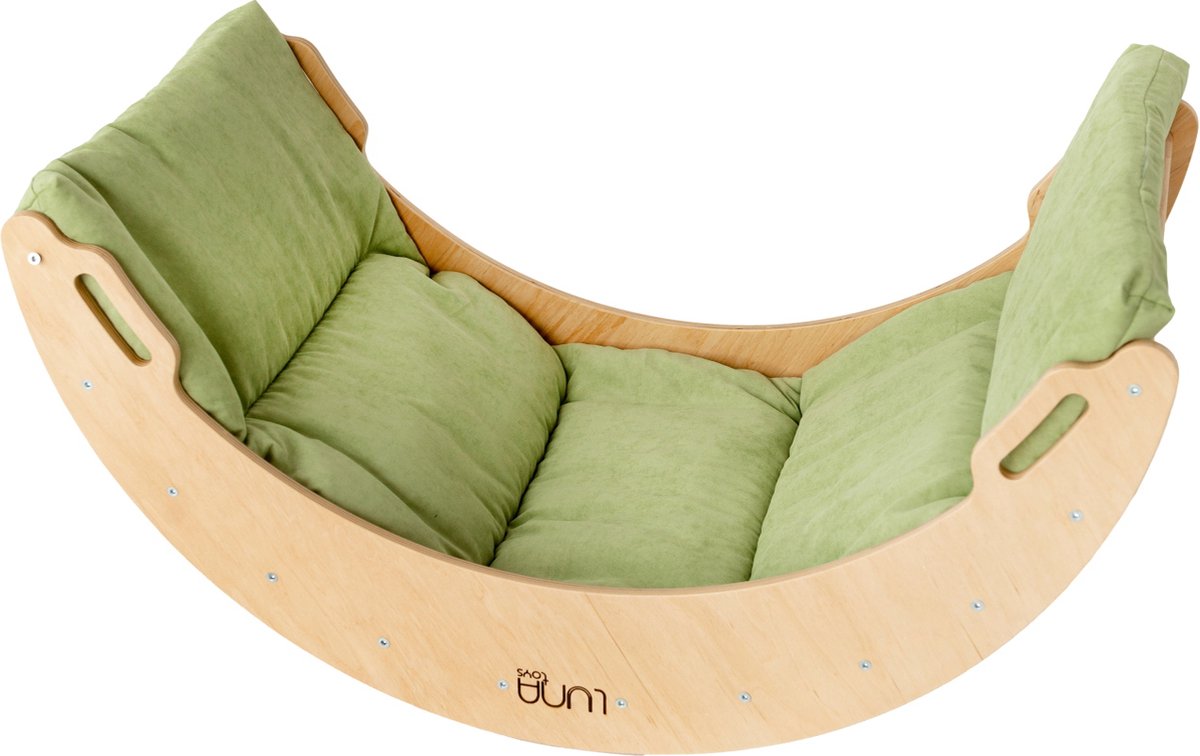 Luna Toys Groen Matras voor Schommelstoel LU-36943