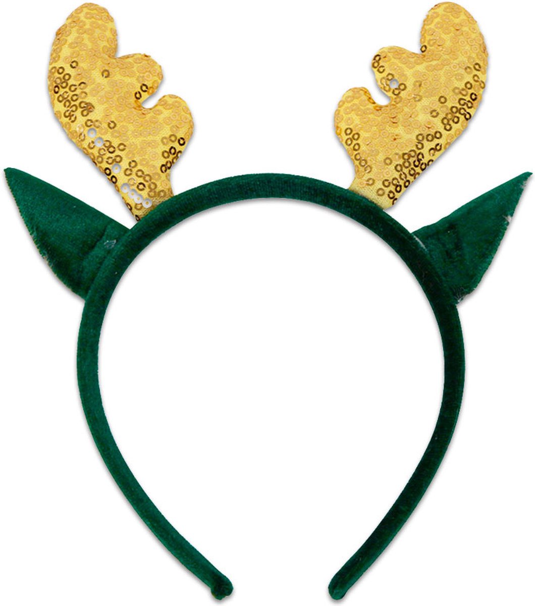 LUQ - Gewei - Diadeem - Kerst - Kerstdiadeem - Tiara - Kersthaarband - Kerstversiering - Kinderen - Volwassenen