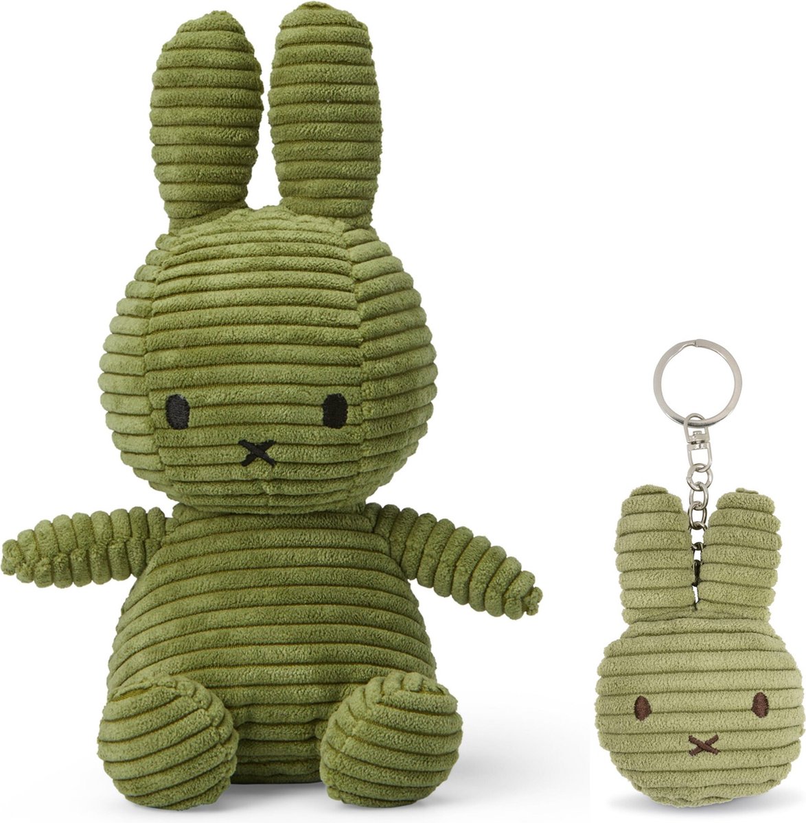 Nijntje knuffel en sleutelhanger Olive Green - Bundel