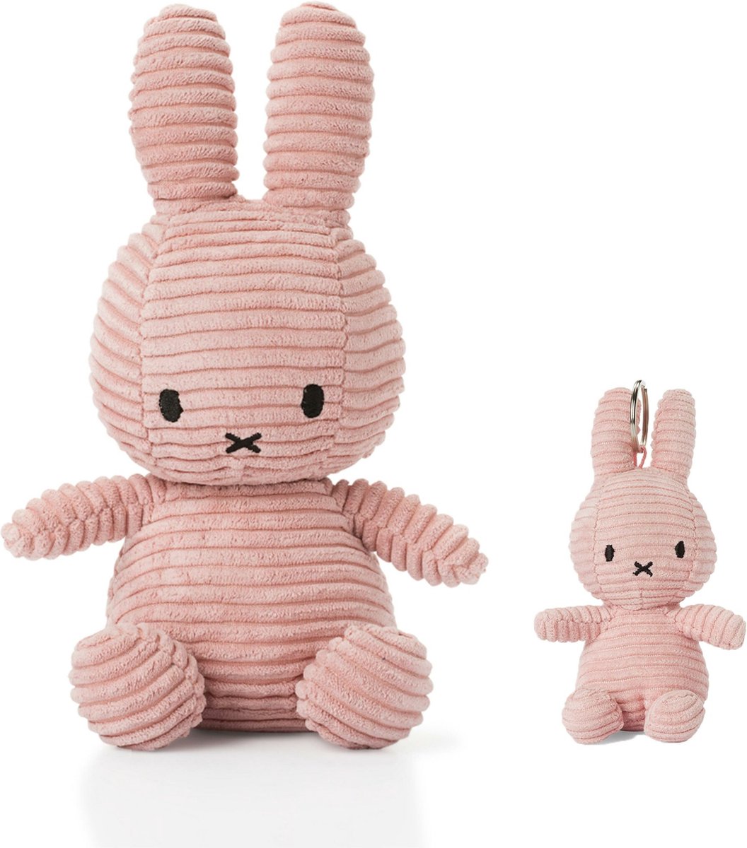 Nijntje knuffel en sleutelhanger Roze - Bundel