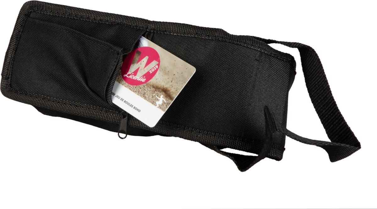   Pro Zwarte jeu de boules tas voor 3 boules