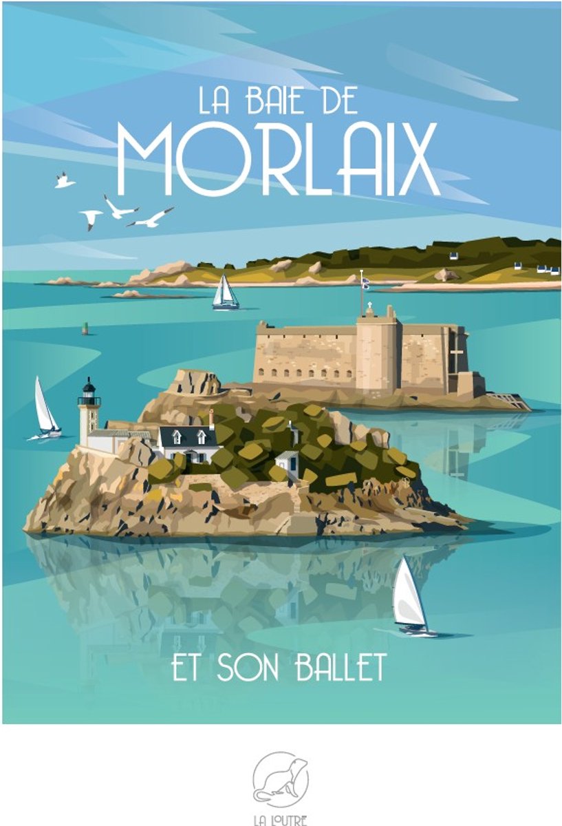 La Loutre puzzel 1000 stukjes - Baie de Morlaix ballet puzzel.