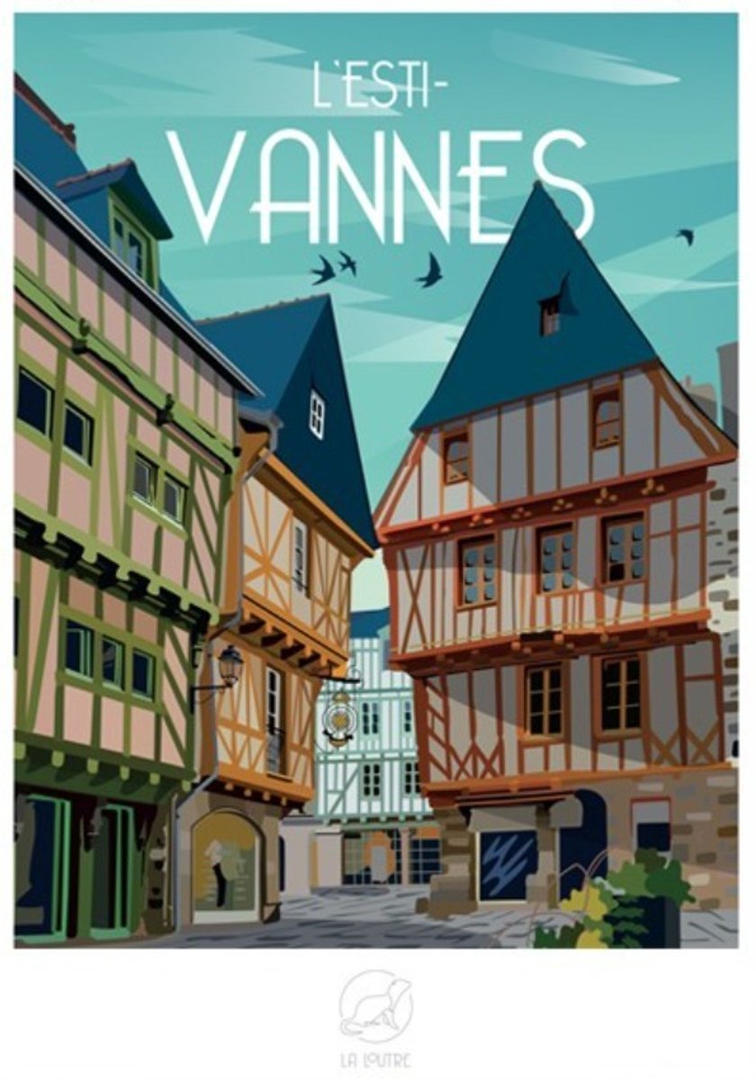 La Loutre puzzel 1000 stukjes - LESTI-VANNES legpuzzel volwassenen.