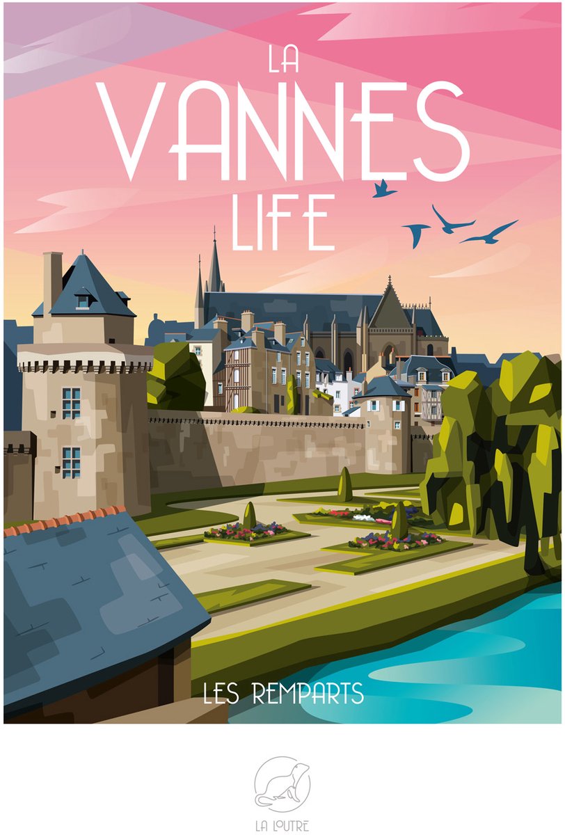 La Loutre puzzel 1000 stukjes - VANNES Life legpuzzel.