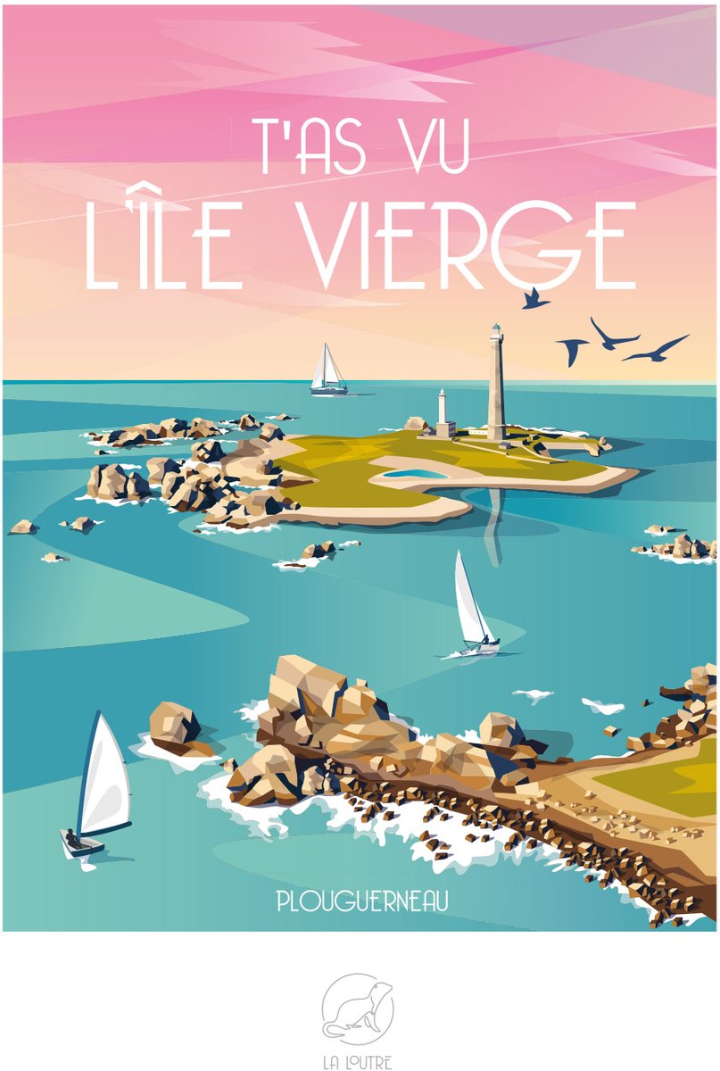 La Loutre puzzel 1000 stukjes Plouguenau eiland - legpuzzel.