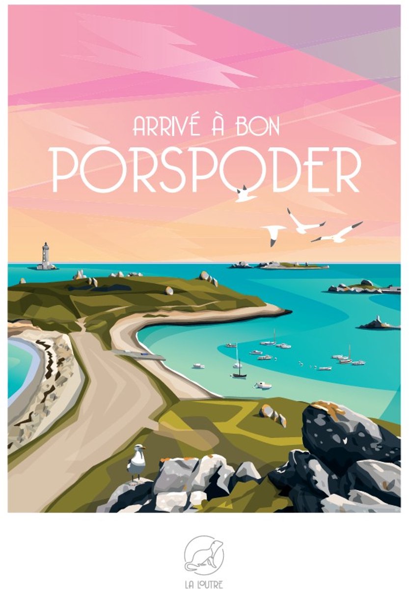 La Loutre puzzel 1000 stukjes Porspoder - legpuzzel voor volwassenen.