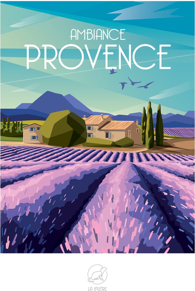 La Loutre puzzel Ambience provencal - 1000 stukjes legpuzzel.