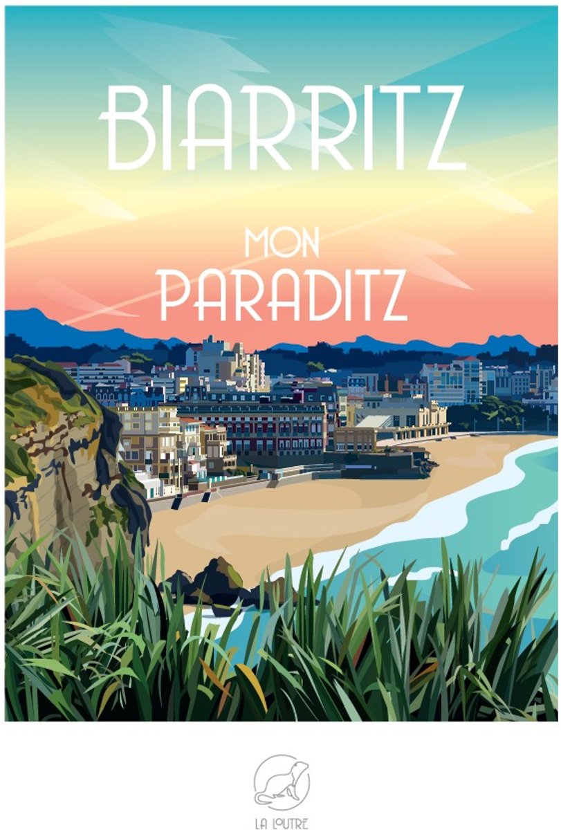 La Loutre puzzel BIARRITZ Mon Paraditz - 1000 stukjes puzzel.
