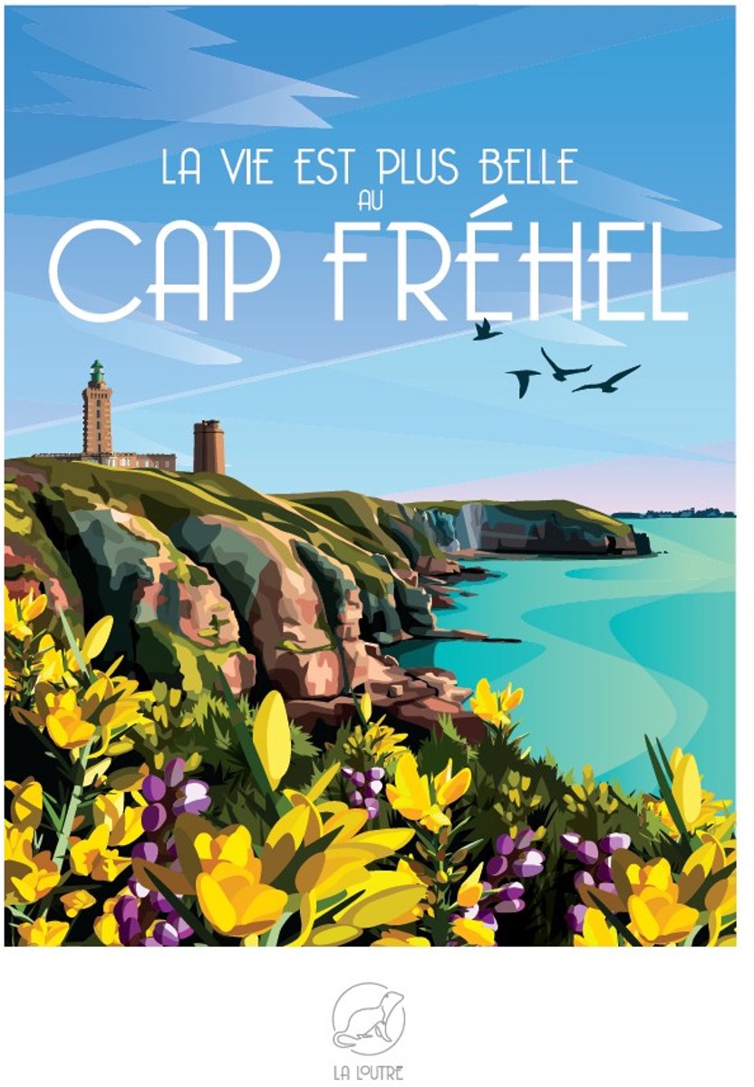 La Loutre puzzel CAP FREHEL 1000 stukjes - legpuzzel.