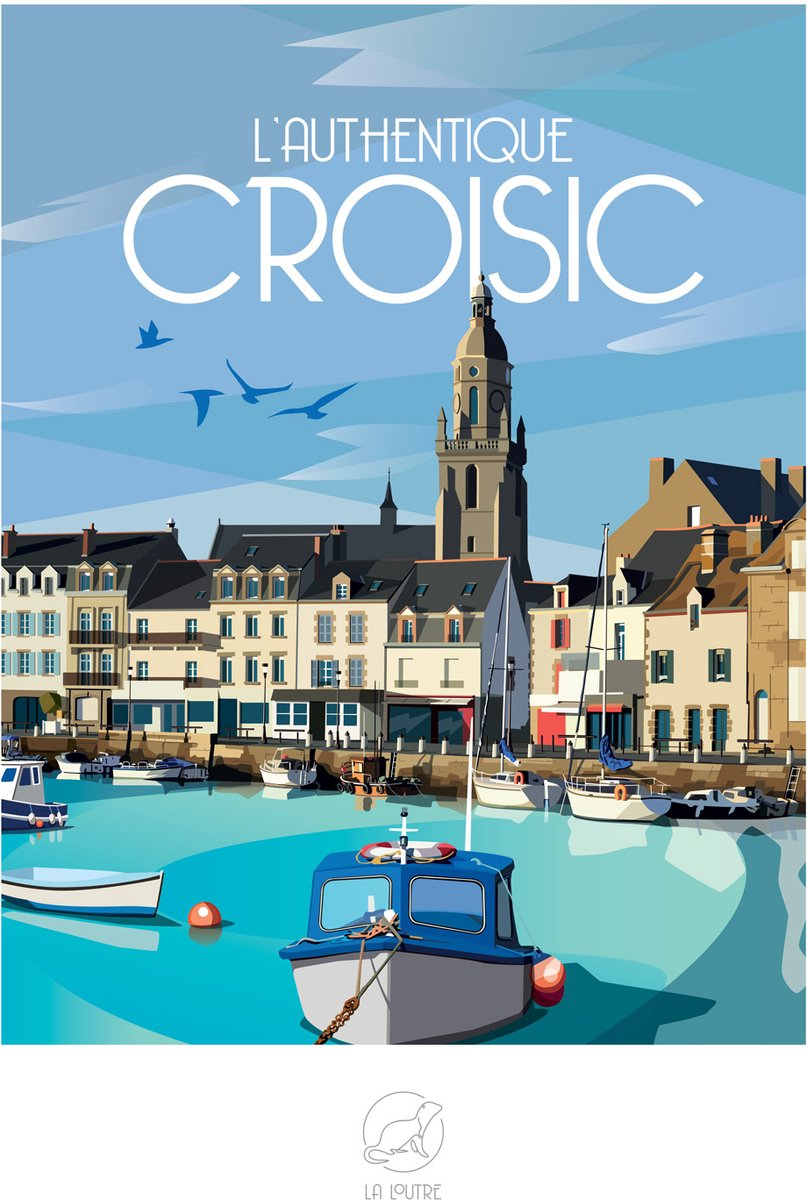 La Loutre puzzel CROISIC - 1000 stukjes legpuzzel volwassenen.