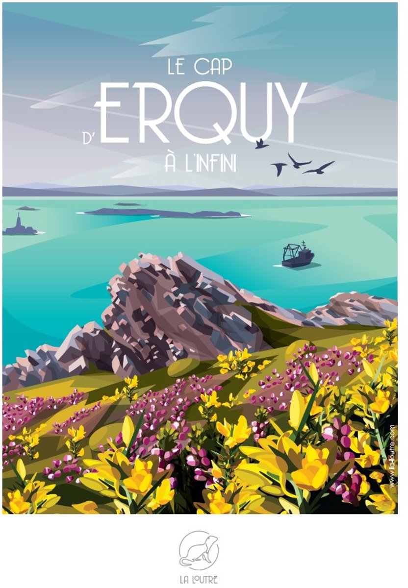 La Loutre puzzel Cap dERQUY 1000 stukjes legpuzzel.